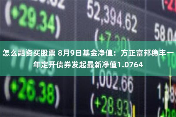 怎么融资买股票 8月9日基金净值：方正富邦稳丰一年定开债券发起最新净值1.0764