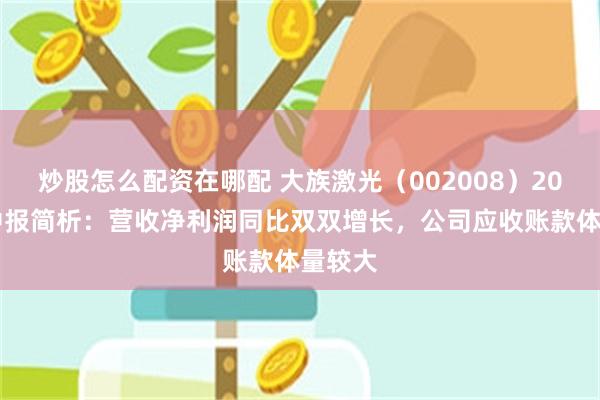 炒股怎么配资在哪配 大族激光（002008）2024年中报简