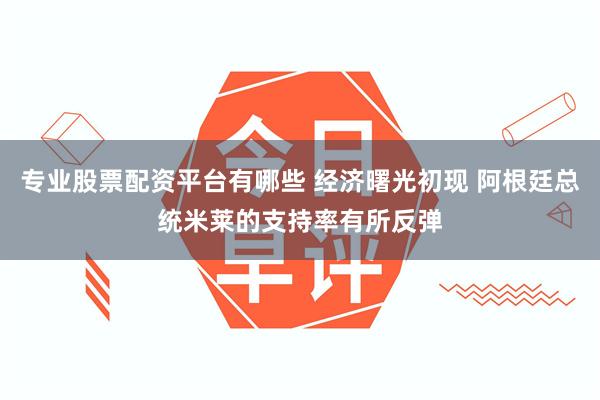 专业股票配资平台有哪些 经济曙光初现 阿根廷总统米莱的支持率有所反弹